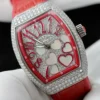 Franck Muller V32 Vanguard Lady Heart Red - Image 2