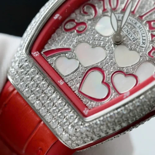 Franck Muller V32 Vanguard Lady Heart Red - Image 4