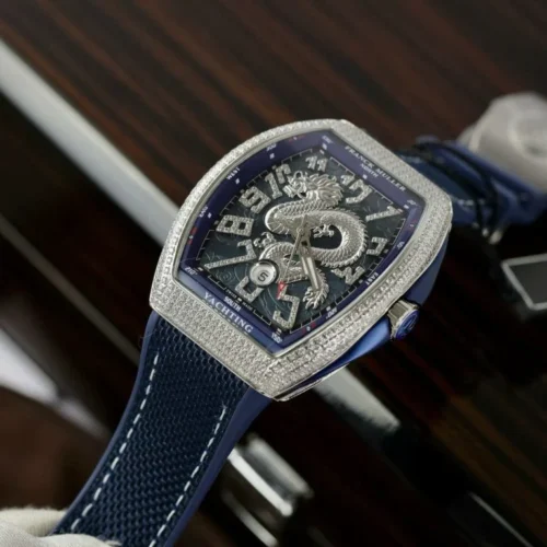 Franck Muller V45 Dragon Dial Blue ABF Factory 45mm - Image 6