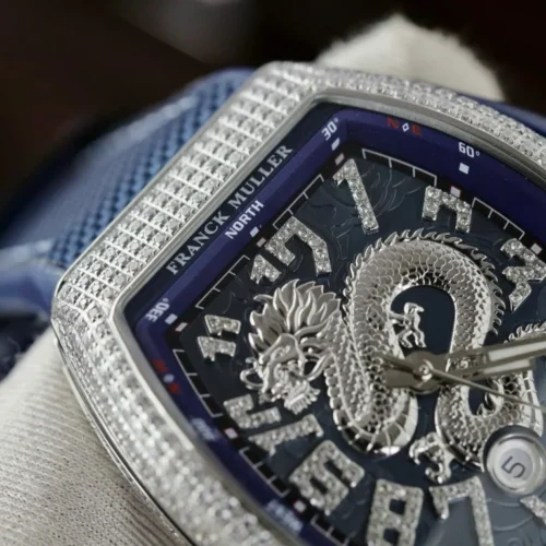 Franck Muller V45 Dragon Dial Blue ABF Factory 45mm - Image 8