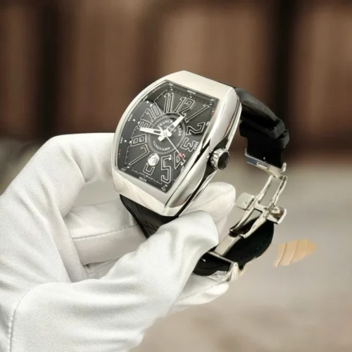 Franck Muller V45 Knock Off Watch Black Dial - Image 2