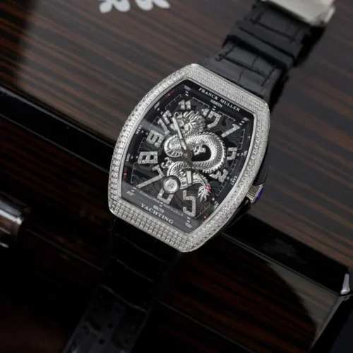 Franck Muller V45 Replica Watch Dragon Dial Black ABF Factory 45mm - Image 4