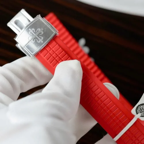 Patek Philippe Aquanaut 5167 Red Moissanite Diamonds Baguette 40mm - Image 9