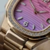 Patek Philippe Nautilus 7010R Imitation Watch Purple Pink Dial Metal Wire Bracelet GR Factory 32mm - Image 3