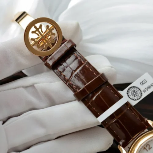 Patek Philippe Complications 5146 18K Gold Wrapped Custom 39mm Good Imitation Watch - Image 9