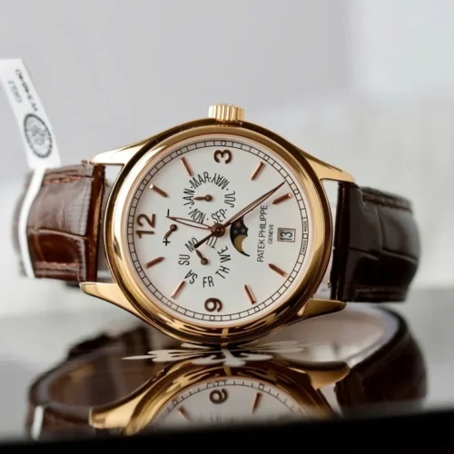 Patek Philippe Complications 5146 18K Gold Wrapped Custom 39mm Good Imitation Watch - Image 3