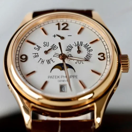 Patek Philippe Complications 5146 18K Gold Wrapped Custom 39mm Good Imitation Watch - Image 4