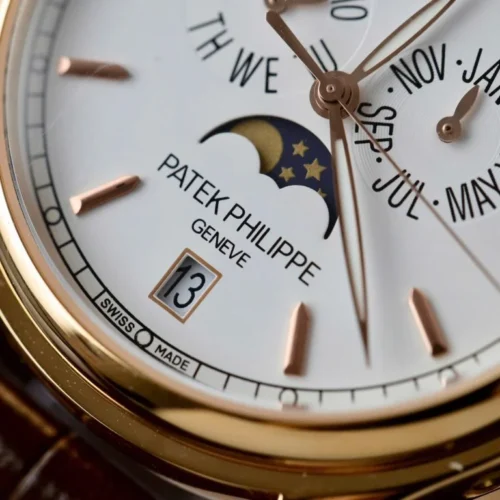 Patek Philippe Complications 5146 18K Gold Wrapped Custom 39mm Good Imitation Watch - Image 6