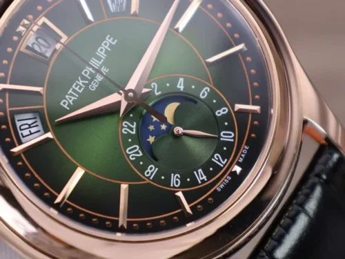 Patek Philippe Complications 5205R Green Dial Gold Wrapped 40mm - Image 3