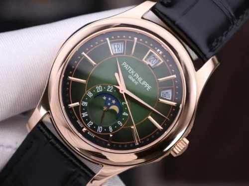 Patek Philippe Complications 5205R Green Dial Gold Wrapped 40mm - Image 4