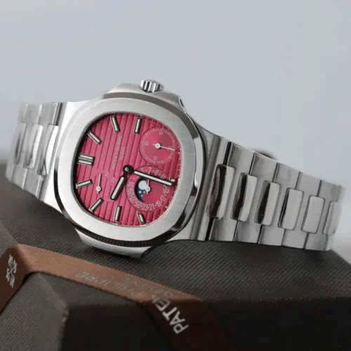 Patek Philippe Nautilus 5712 Cherry Dial Metal Strap GR Factory 40mm - Image 2