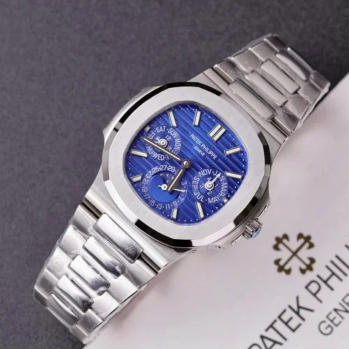 Patek Philippe Nautilus 5740 Men Blue Dial Metal Wire 40mm - Image 2