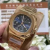 Patek Philippe Nautilus 5990 Rose Gold Blue Dial 40.5mm - Image 4