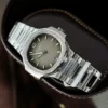 Patek Philippe Nautilus 7118 Gray Dial Custom Diamonds Moissanite 3K Factory 35.2mm - Image 3