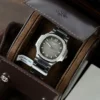 Patek Philippe Nautilus 7118 Gray Dial Custom Diamonds Moissanite 3K Factory 35.2mm