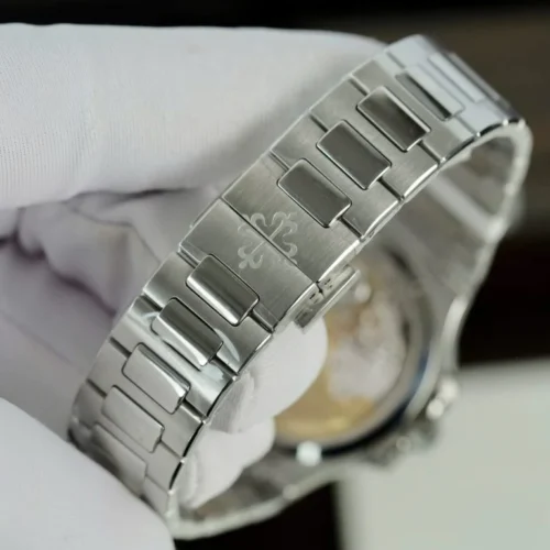 Patek Philippe Nautilus 7118 Gray Dial Custom Diamonds Moissanite 3K Factory 35.2mm - Image 6