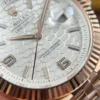 Land-Dweller 127335 40mm Rose Gold Replica White/Honeycomb Dial - Image 2