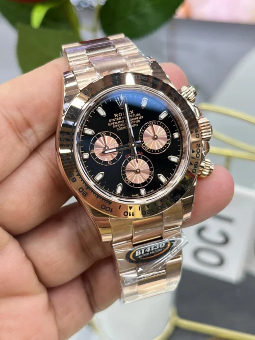 Rolex 126505 Cosmograph Daytona 18K Rose Gold with Black Dial - Image 2