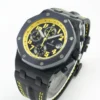 Royal Oak Offshore Bumble Bee Forged Carbon 1:1 JF Best Edition on Leather Strap - Image 2