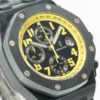 Royal Oak Offshore Bumble Bee Forged Carbon 1:1 JF Best Edition on Leather Strap - Image 4