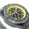 Royal Oak Offshore Bumble Bee Forged Carbon 1:1 JF Best Edition on Leather Strap - Image 5