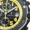 Royal Oak Offshore Bumble Bee Forged Carbon 1:1 JF Best Edition on Leather Strap - Image 8