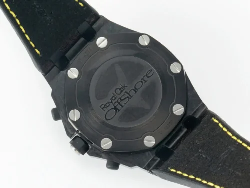 Royal Oak Offshore Bumble Bee Forged Carbon 1:1 JF Best Edition on Leather Strap - Image 10