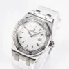 Royal Oak Offshore 33mm SS DRF Best Edition White Dial Diamonds Bezel - Image 3