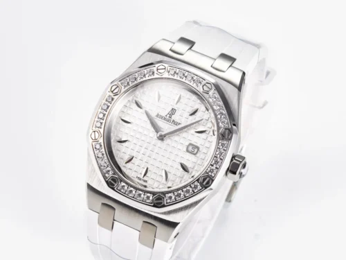 Royal Oak Offshore 33mm SS DRF Best Edition White Dial Diamonds Bezel - Image 3
