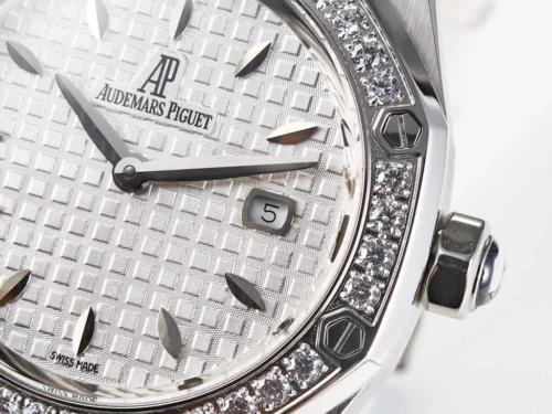 Royal Oak Offshore 33mm SS DRF Best Edition White Dial Diamonds Bezel - Image 7