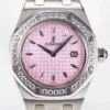 Royal Oak Offshore 33mm SS DRF Best Edition Pink Dial Diamonds Bezel - Image 2
