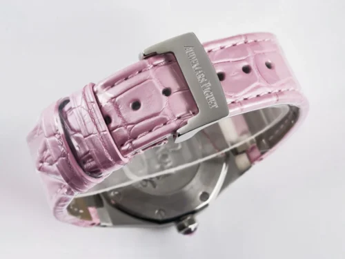 Royal Oak Offshore 33mm SS DRF Best Edition Pink Dial Diamonds Bezel - Image 9
