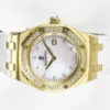 Royal Oak Ladies 33mm YG DRF Best Edition MOP Dial Diamonds Bezel - Image 5