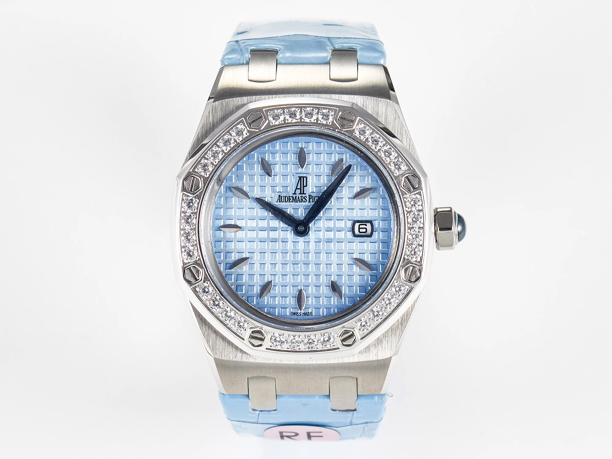 Royal Oak Offshore Ladies 33mm DRF Best Edition Blue Dial Diamonds Bezel