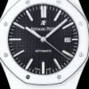 Royal Oak 15400 Black Dial in White Carbon Fibre on Black Nylon Strap - Image 4