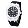 Royal Oak 15400 Black Dial in White Carbon Fibre on Black Nylon Strap - Image 2