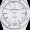 Royal Oak 15400 White Dial in White Carbon Fibre on White Nylon Strap - Image 3