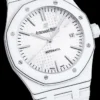 Royal Oak 15400 White Dial in White Carbon Fibre on White Nylon Strap - Image 4