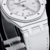 Royal Oak 15400 White Dial in White Carbon Fibre on White Nylon Strap - Image 6
