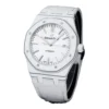 Royal Oak 15400 White Dial in White Carbon Fibre on White Nylon Strap - Image 2