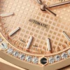 Royal Oak 15450ST 37mm Champagne Dial in Rose Gold with Diamond Bezel - Image 5