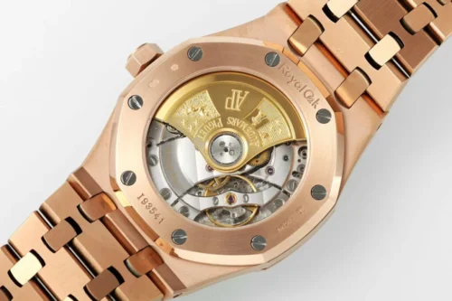 Royal Oak 15450ST 37mm Champagne Dial in Rose Gold with Diamond Bezel - Image 7