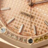 Royal Oak 15450ST 37mm Champagne Dial in Rose Gold with Rainbow Diamond Bezel - Image 3
