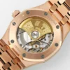 Royal Oak 15450ST 37mm Champagne Dial in Rose Gold with Rainbow Diamond Bezel - Image 6