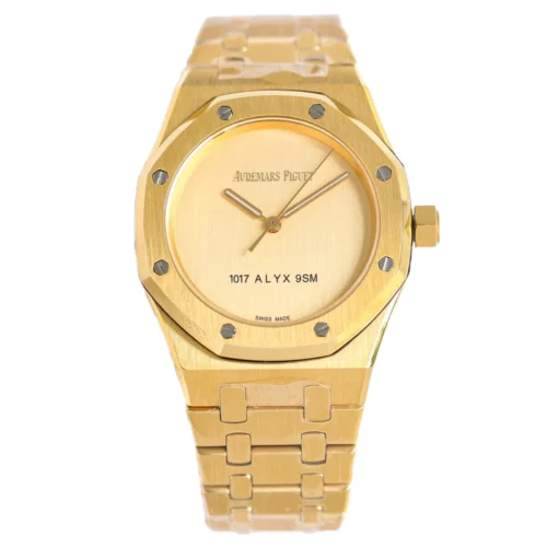 Royal Oak 15550BA Champagne Dial 1017 ALYX 9SM Yellow Gold