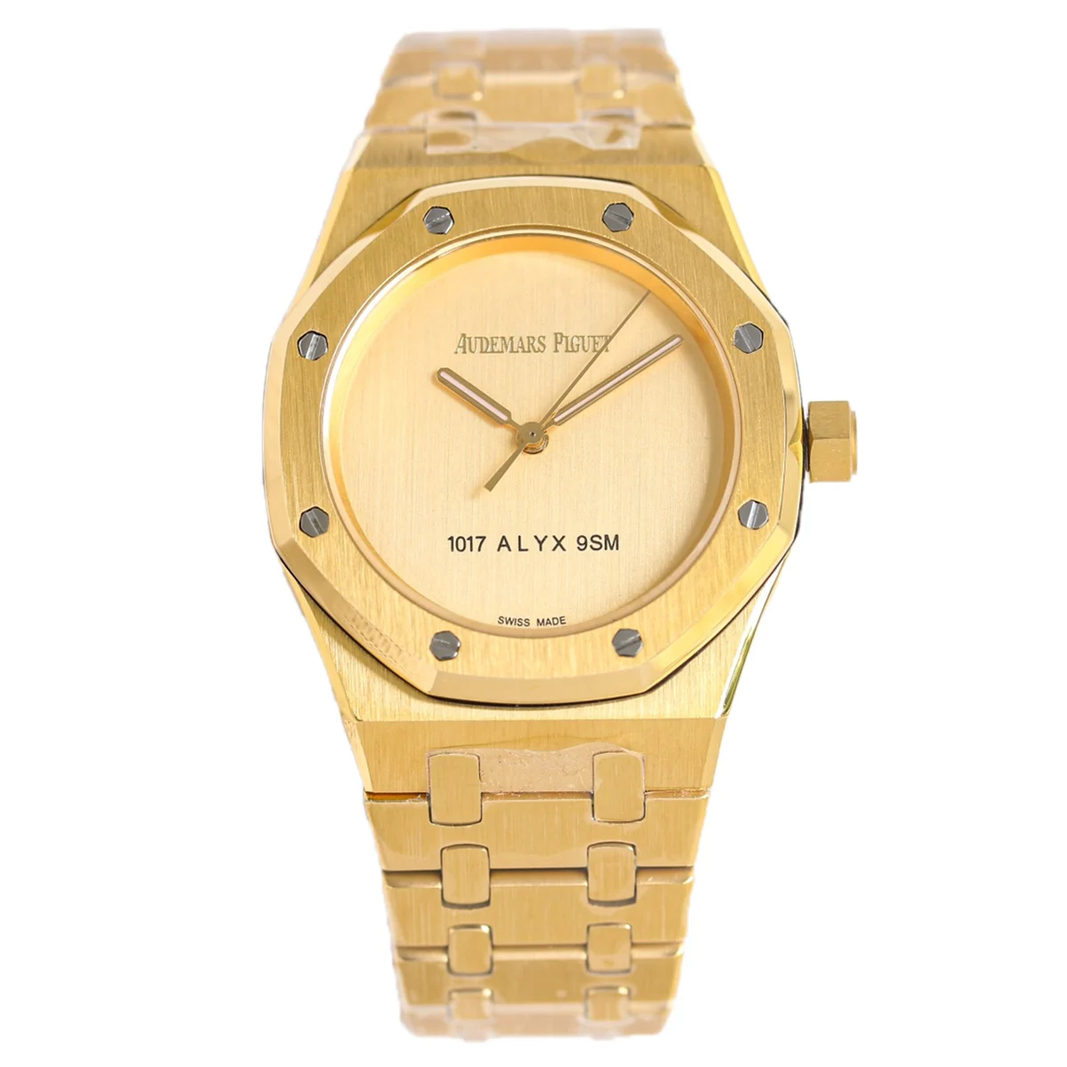 Royal Oak 15550BA Champagne Dial 1017 ALYX 9SM Yellow Gold
