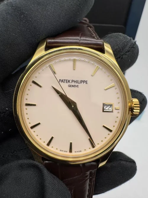 Patek Philippe 39mm Calatrava Watch Ivory Dial 5227J Super Clone