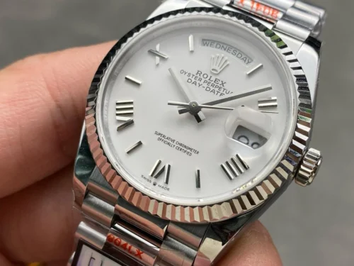 Rolex Day-Date 40 228239 Super Clone White Dial - Image 3