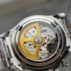 Rolex Daytona Platinum Ice Blue Baguette Diamond Dial Super Clone - Image 4