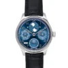 Portugieser Perpetual Calendar SS 5033 APSF 1:1 Best Edition Blue Dial on Black Leather Strap